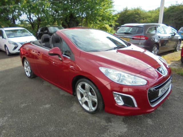 Peugeot 308 2.0 HDi 163 Allure 2dr [Sat Nav] Convertible Diesel Red
