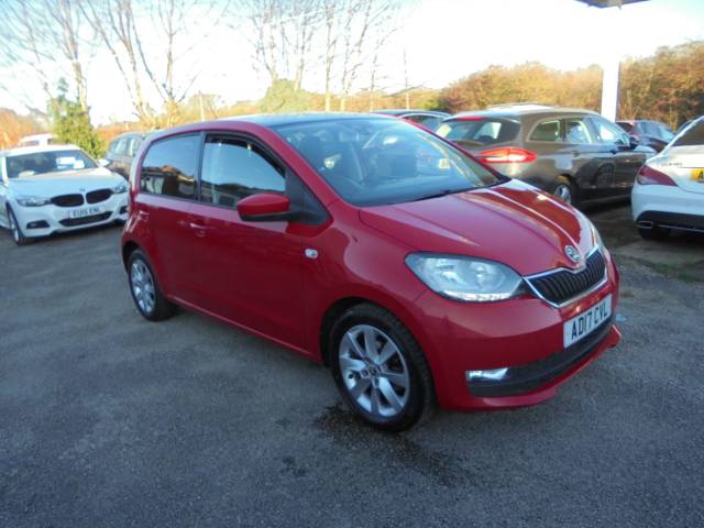 Skoda Citigo 1.0 MPI 75 GreenTech SE L 5dr Hatchback Petrol Red