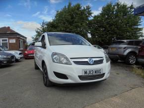 VAUXHALL ZAFIRA at Castleford Car Centre Castleford