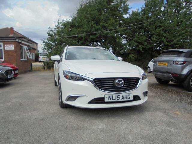 Mazda 6 2.2d [175] Sport Nav 5dr Estate Diesel White